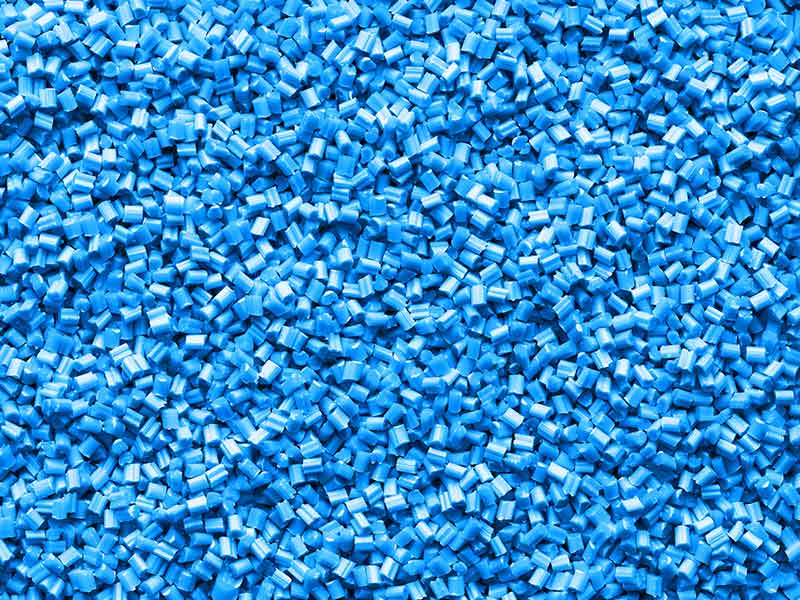 蓝色生物塑料颗粒/生物塑料混炼系统