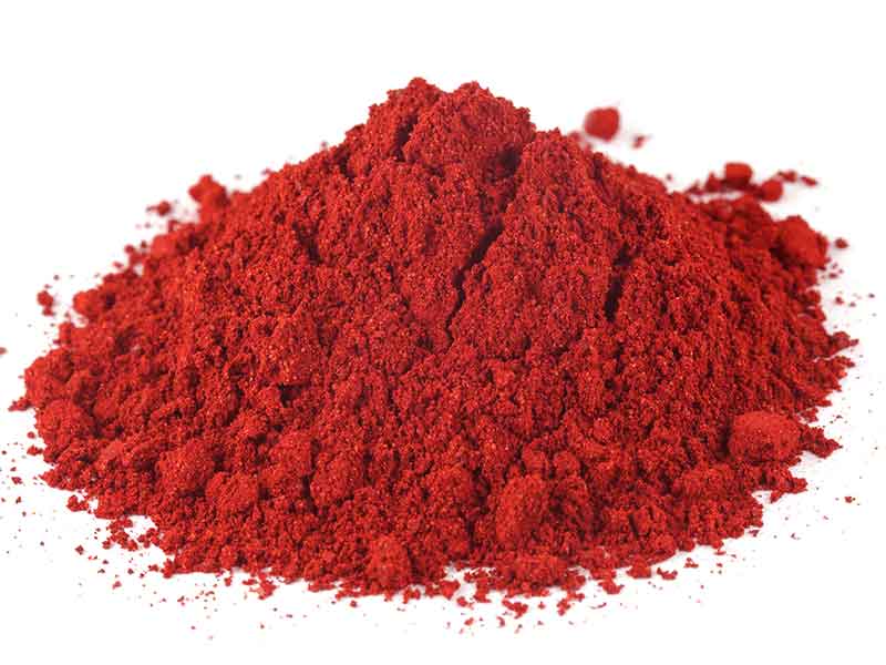 混炼机械生产的粉末涂装用红色粉末