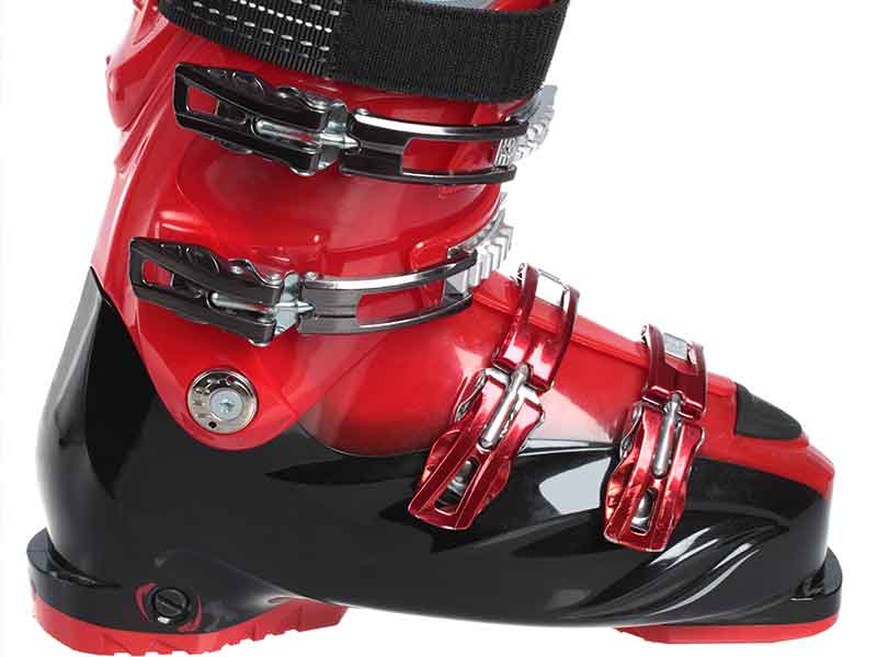 Ski boot, made of TPE Thermoplastic Elastomers