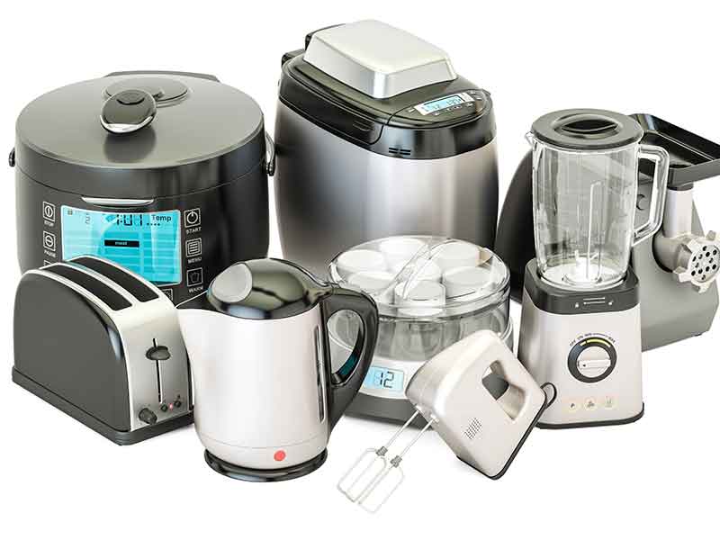Reinforced compounds produced with frtp compounding systems are often used for all types of kitchen appliances.